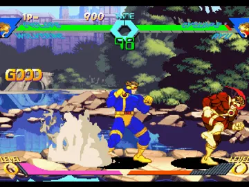 X-Men vs Street Fighter (US) screen shot game playing